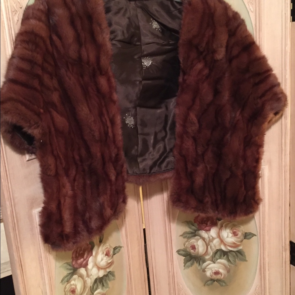 Luxurious Brown Fur Shrug - Women